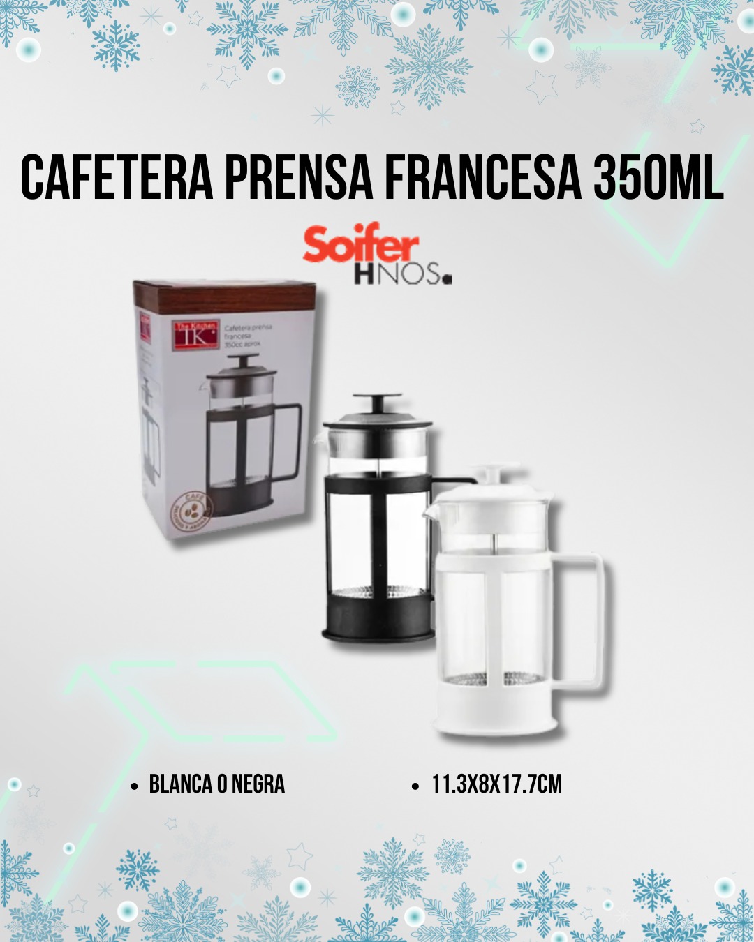 Cafetera Prensa Francesa 350cc