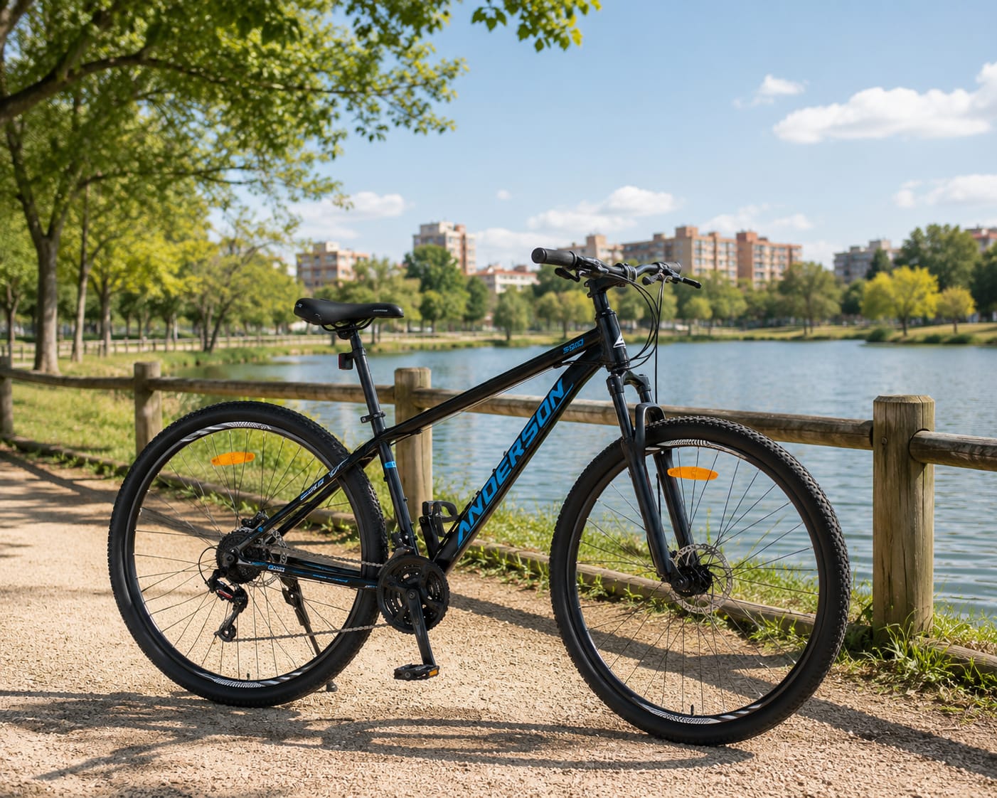 Bicicleta Anderson Aluminio A600 R29" NEGRO AZUL TALLE L