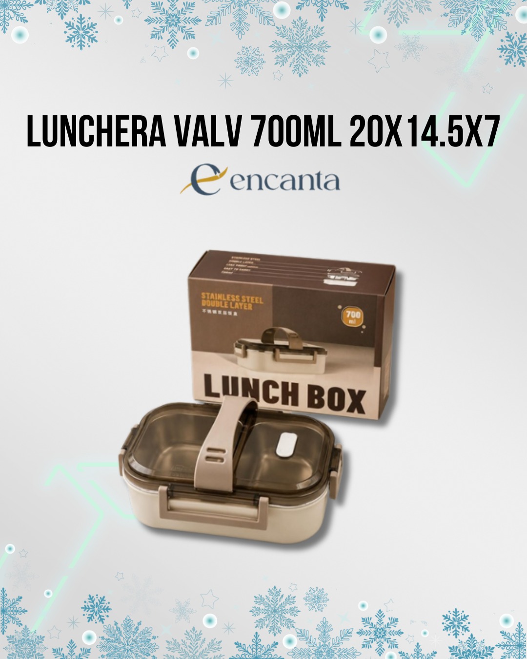 Lunchera Valv 700ML 20X14.5X7