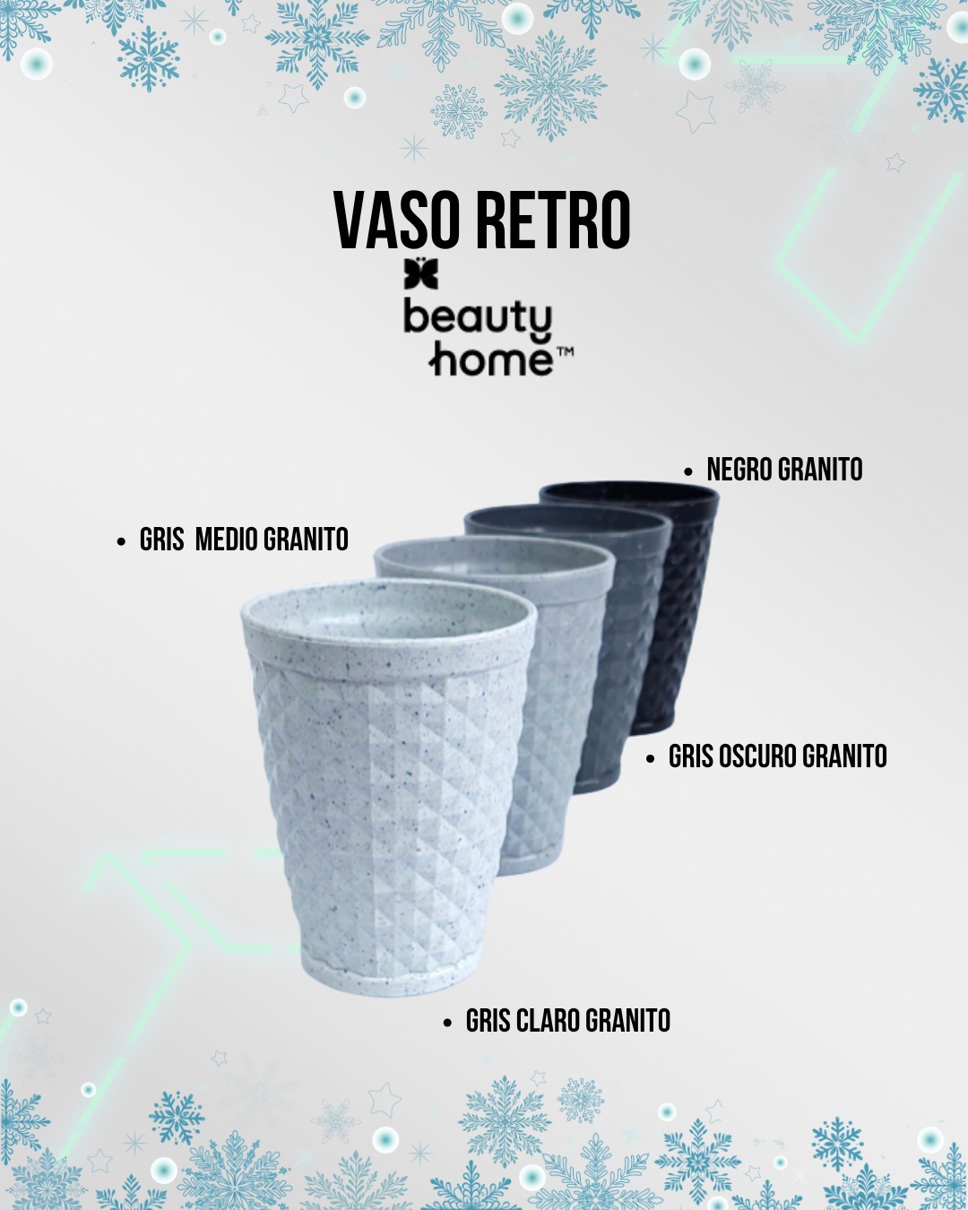 Vaso Retro Granito