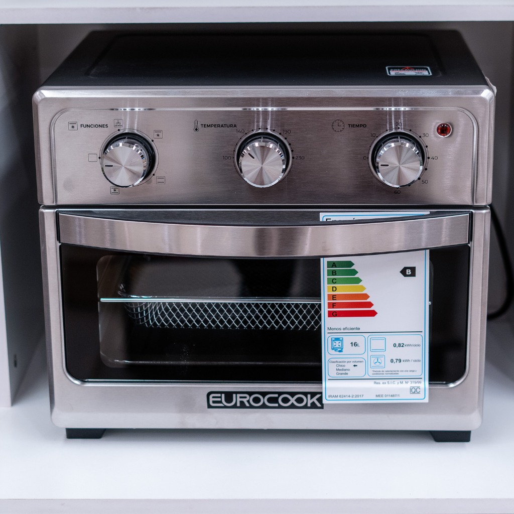 Horno Eléctrico Eurocook con Airfryer 16L