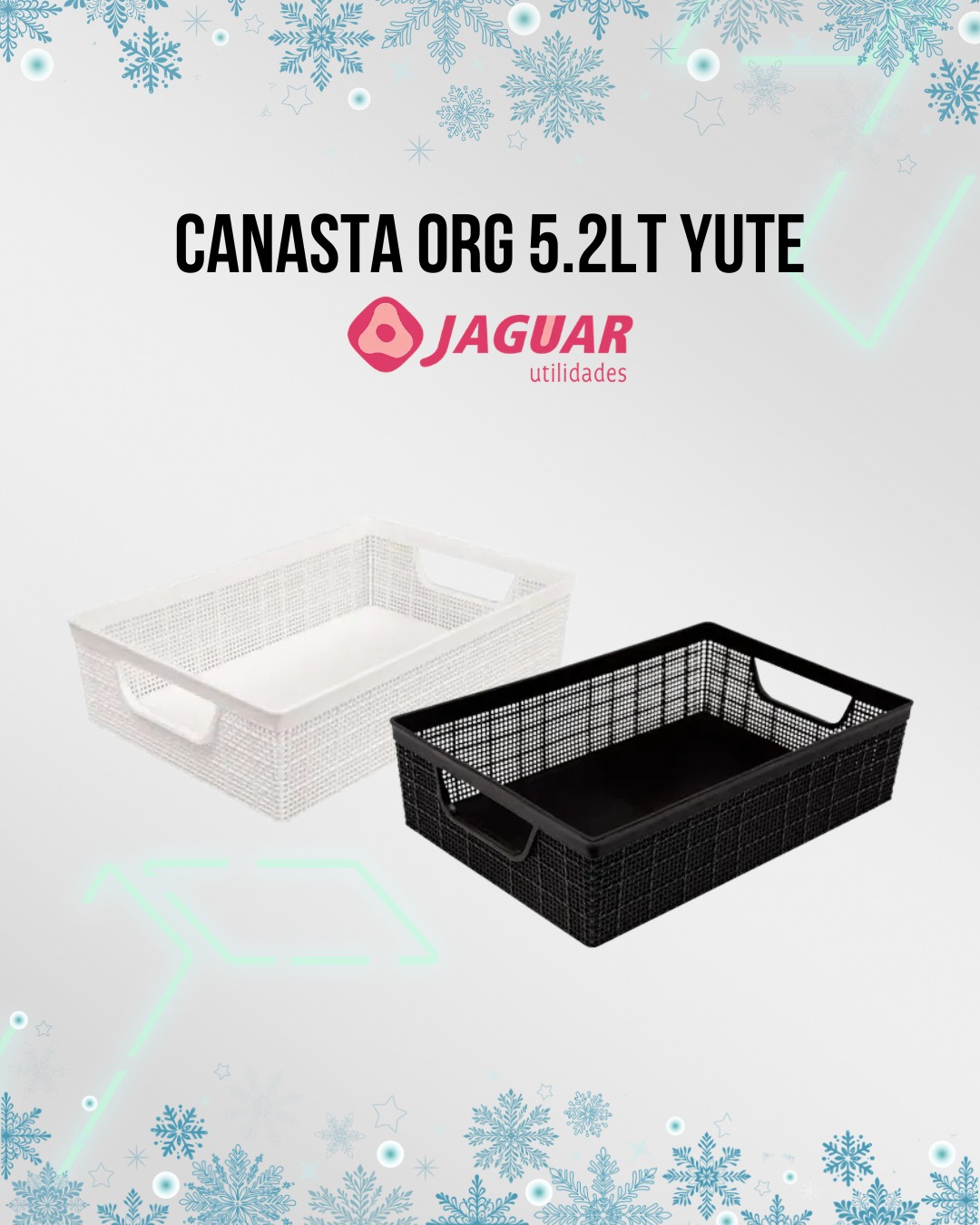 Canasta Organizadora 5.2L Yute Jaguar