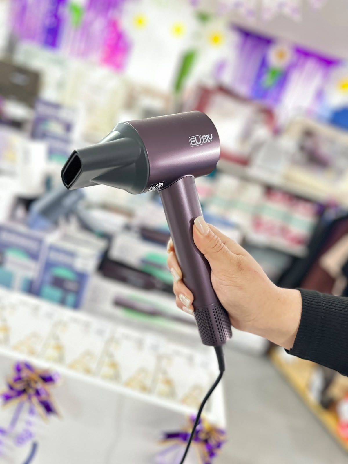 Secador de Cabello Eurobeauty Alta Velocidad Violeta