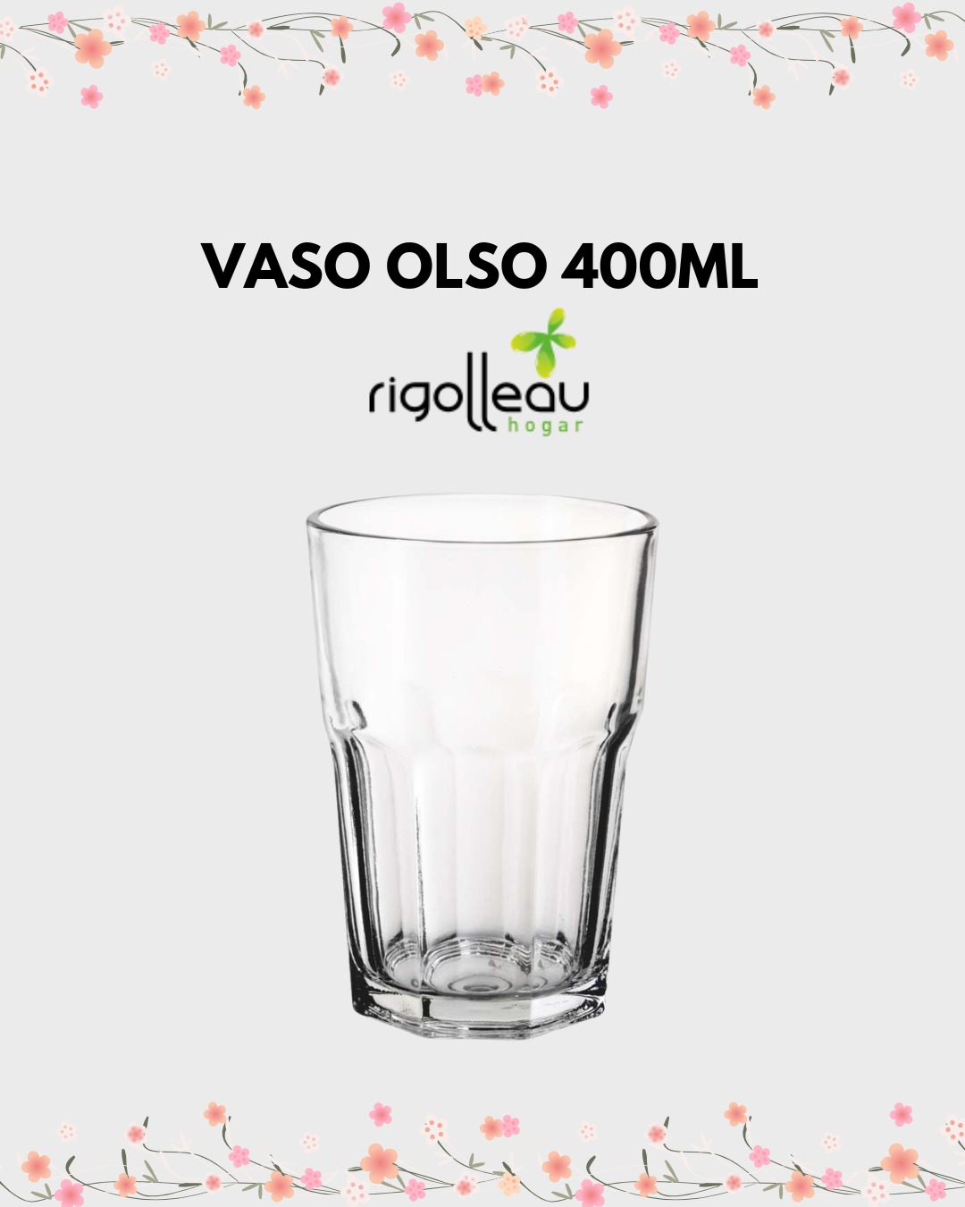 Vaso Rigolleau Oslo 400 ML 482127