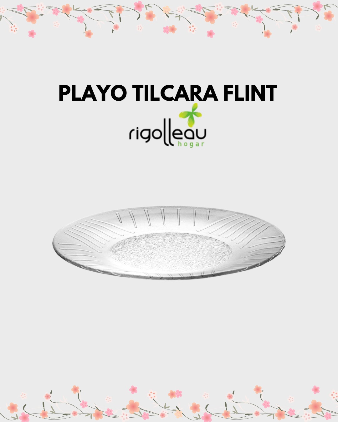 Plato Playo Rigolleau Tilcara Flint 48732