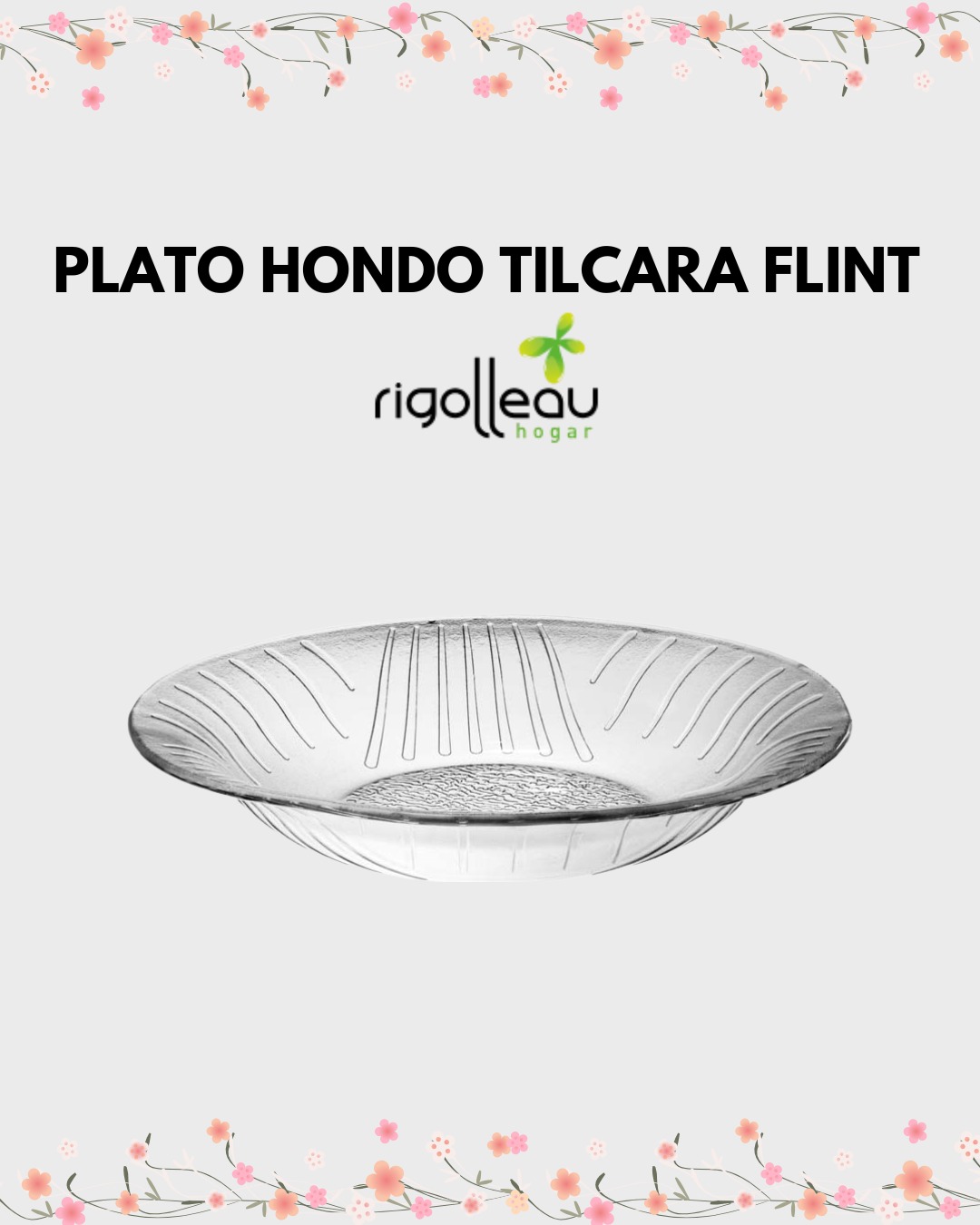 Plato Hondo Rigolleau Tilcara Flint 487321