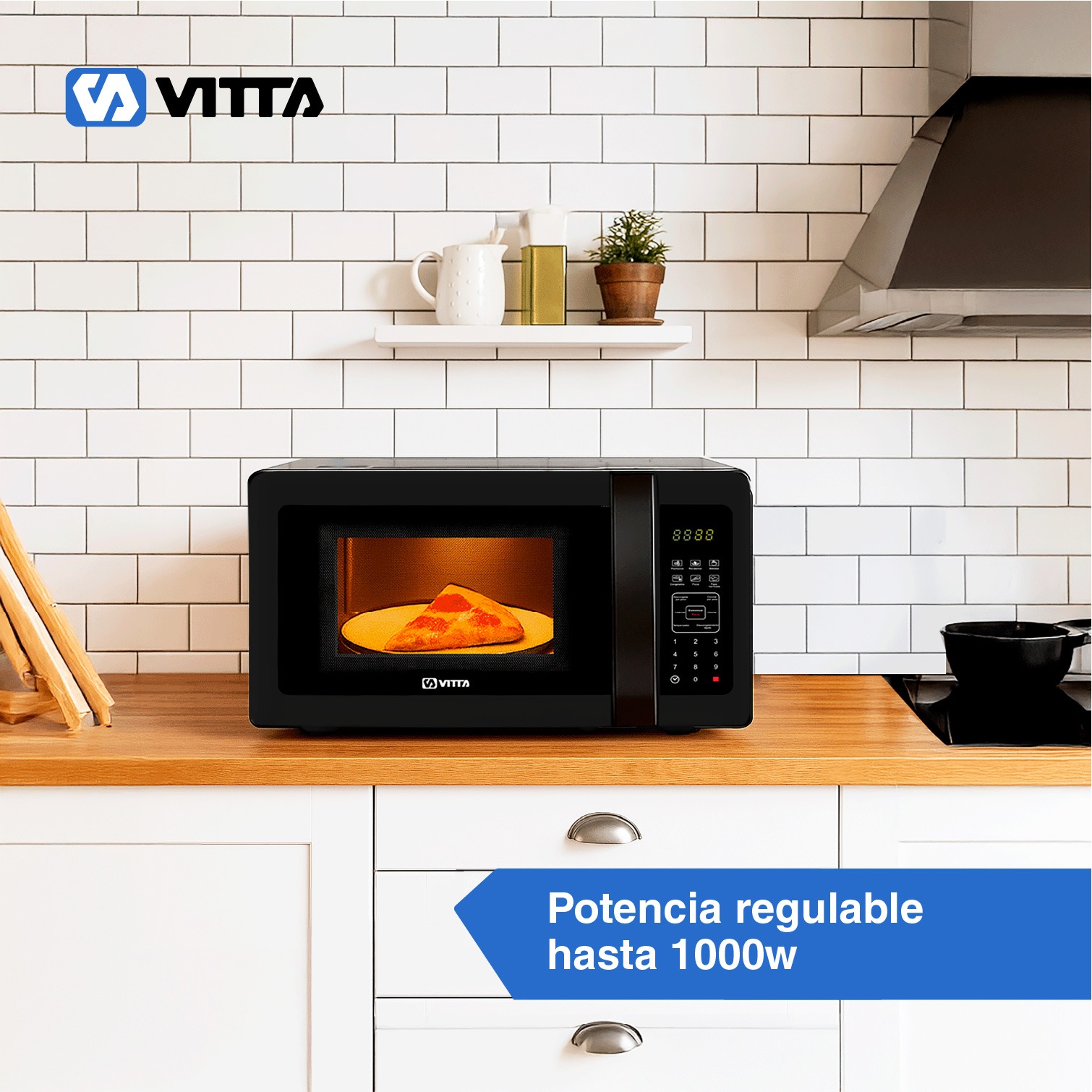 Microondas Digital Vitta Negro VIT-MW2XLX001