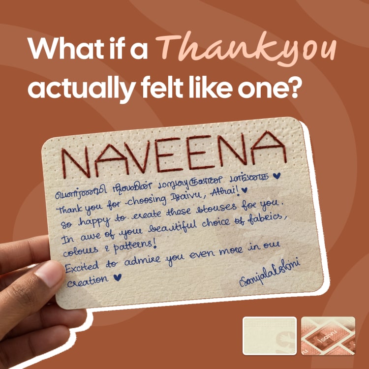 A thank you card people call back about, 1 of 1