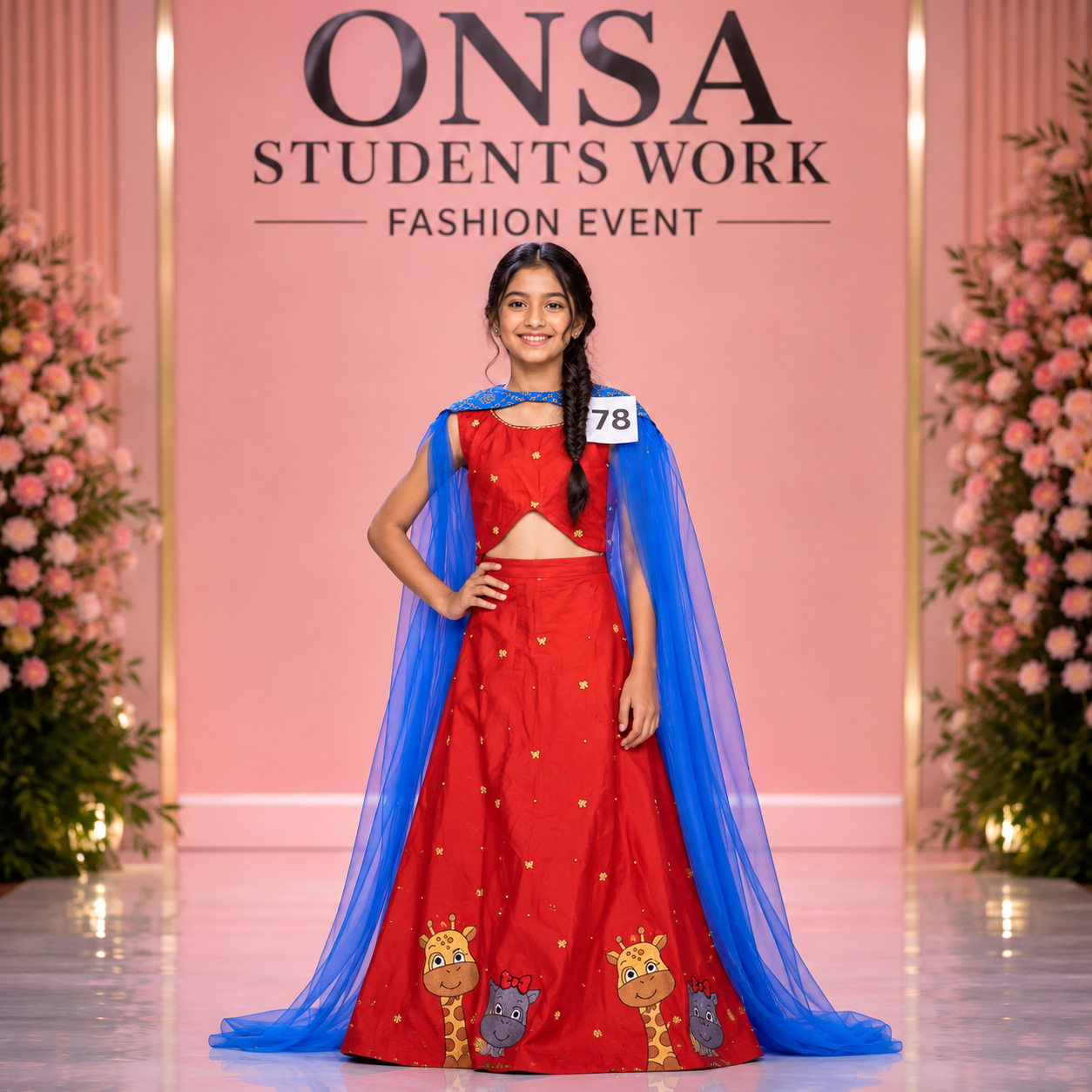 Garment stitched by an ONSA student