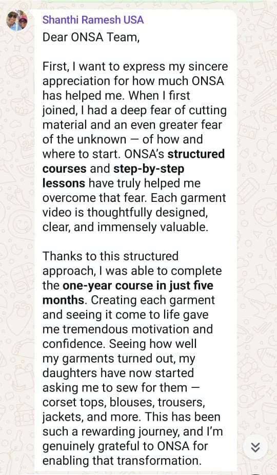 WhatsApp message from an ONSA student (3)