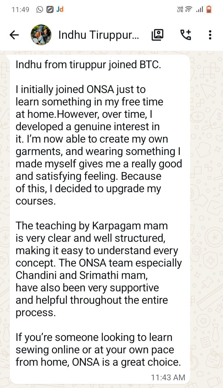 WhatsApp message from an ONSA student (8)