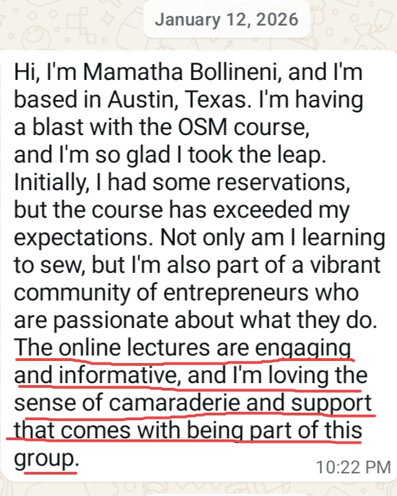 WhatsApp message from an ONSA student (5)
