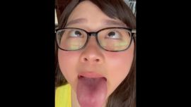 Asian Thai Girl Begging with her Tongue Out! | Ambii Ahegao - Pornhub.com