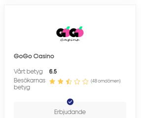 Exempel på vårt betyg