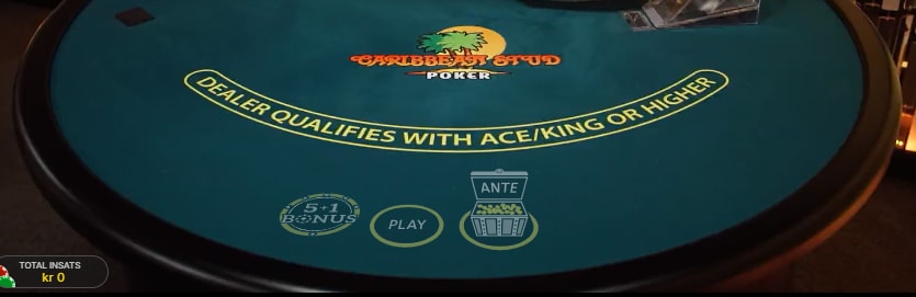 Caribbean Stud Poker live