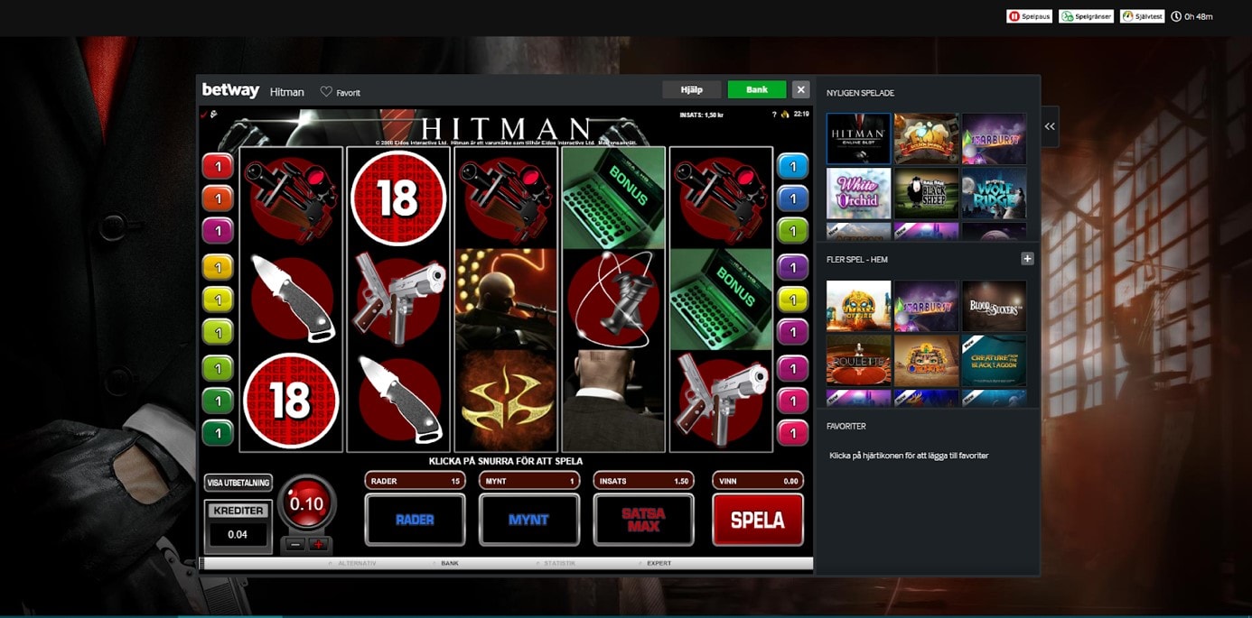 Hitman spelautomat