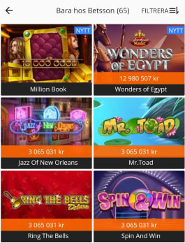 betsson exklusiva spel
