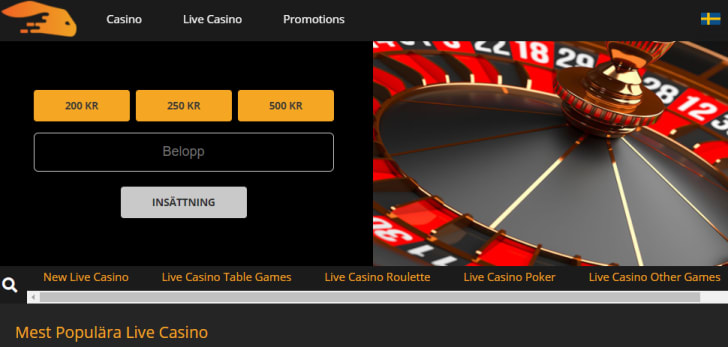 snabbis com livecasino