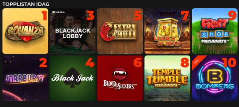 Klirr casino spellobby