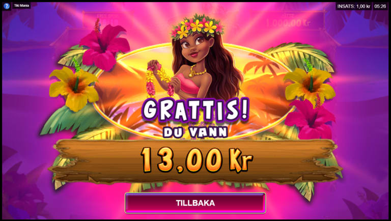 Tiki slutet på spins