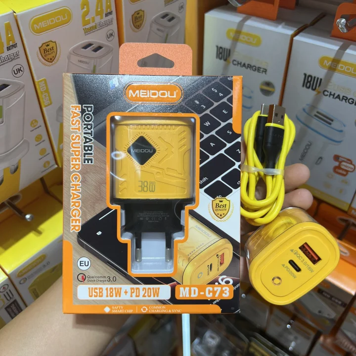 MEIDOU 20W PD + 18W QC Fast Charger