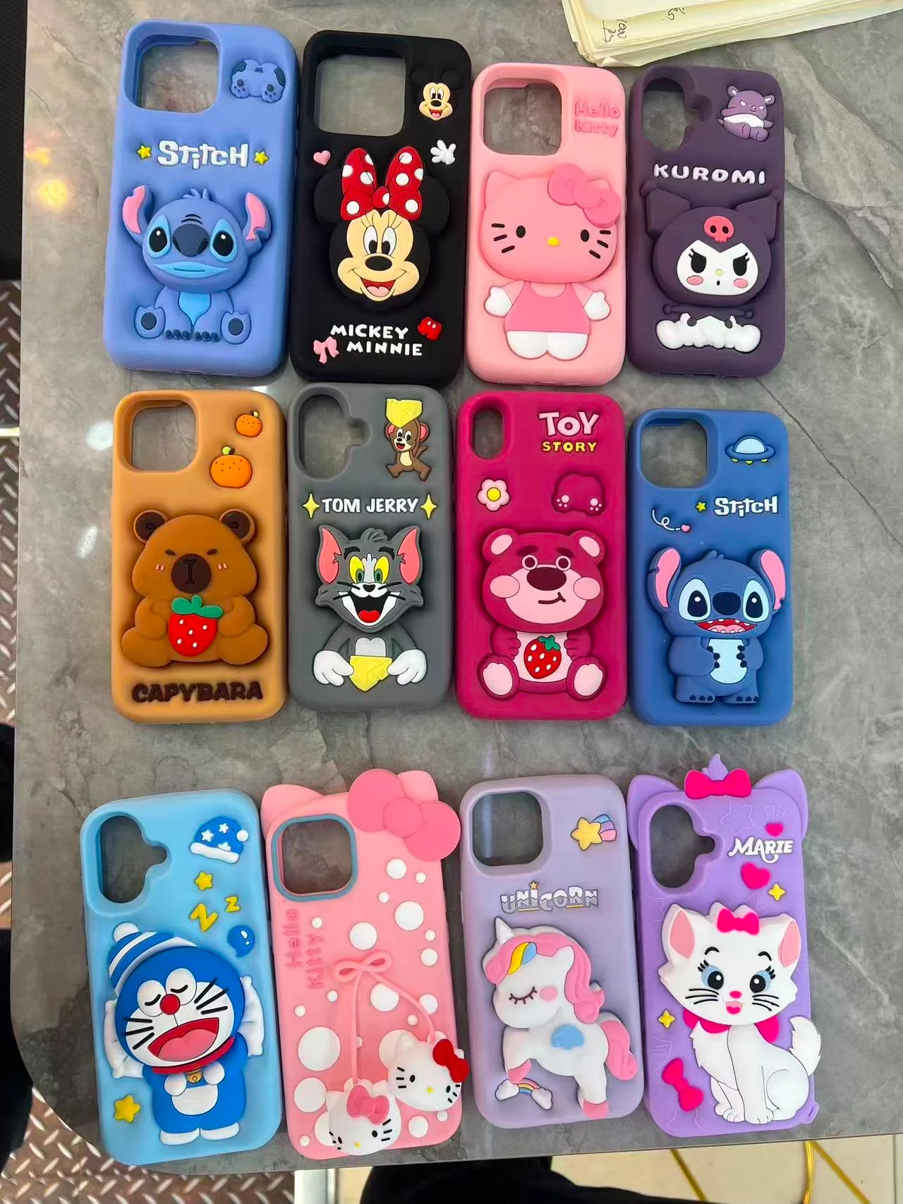 3D Cartoon Silicone Case