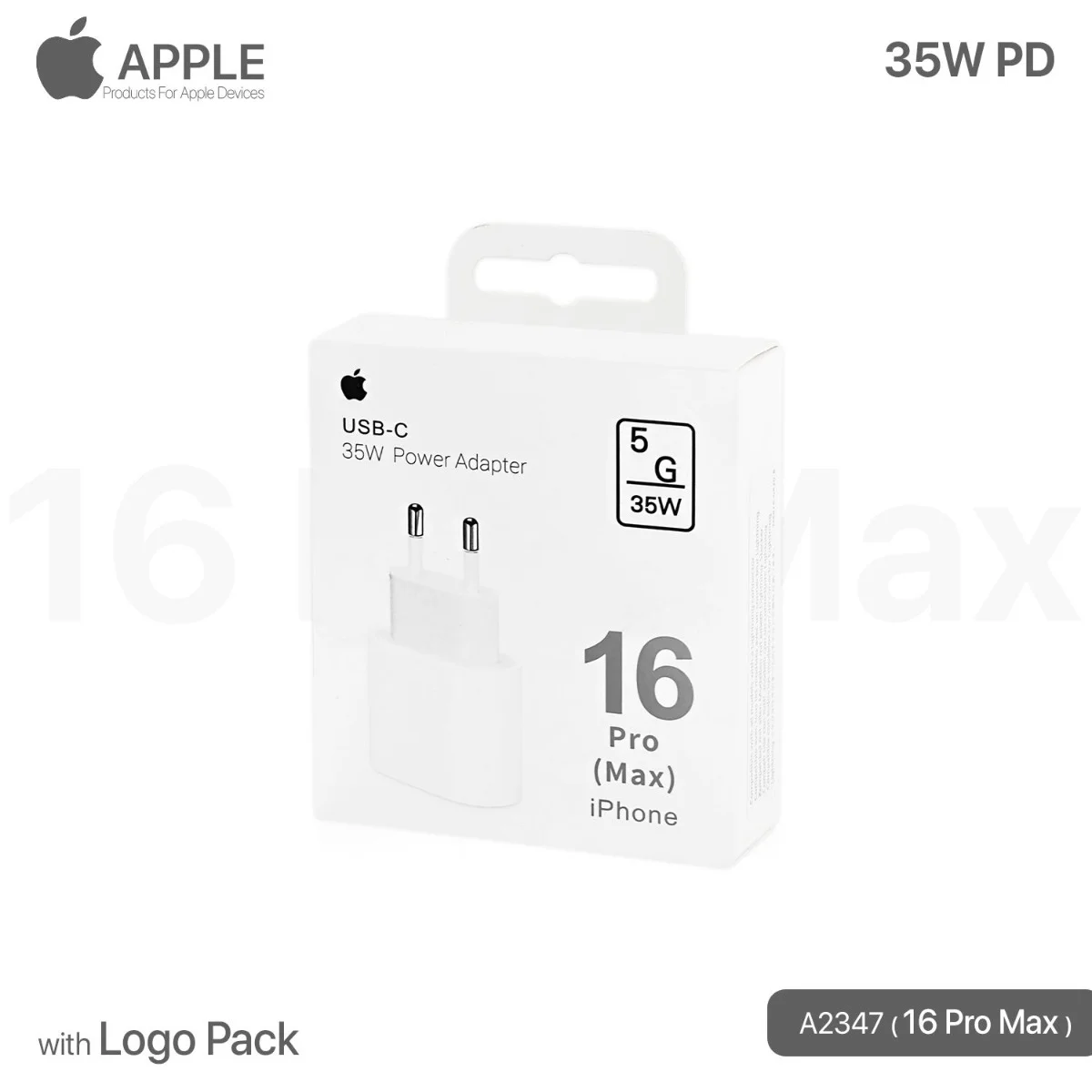 Adapter iPhone 35W PD مختوم