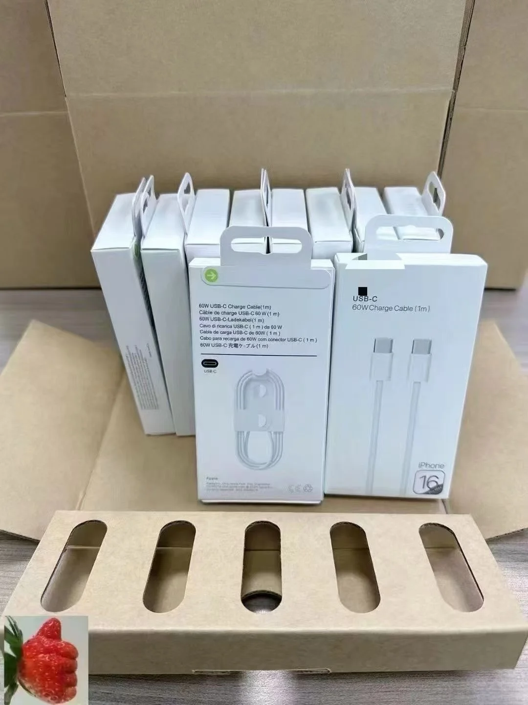 مختوم ابيض Type-C to Type-C Fast Charging Cable