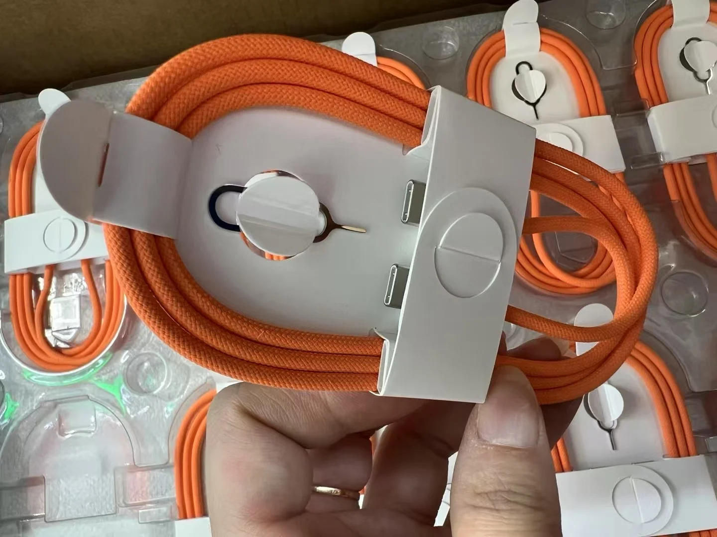 مختوم  برتقالي Type-C to Type-C Fast Charging Cable
