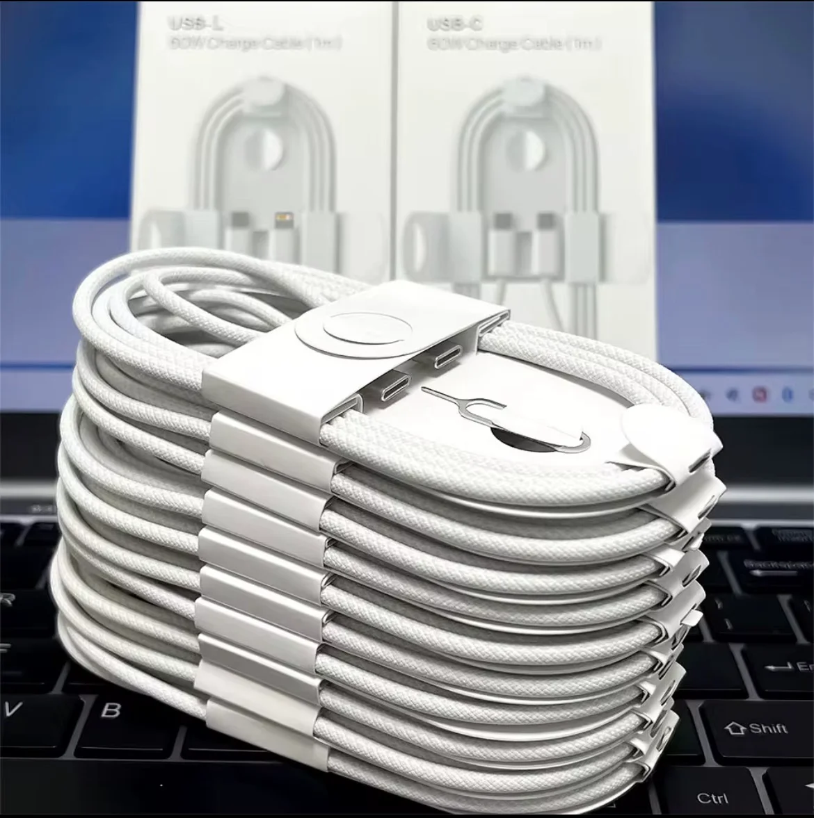 حلل ابيض Type-C to Type-C Fast Charging Cable