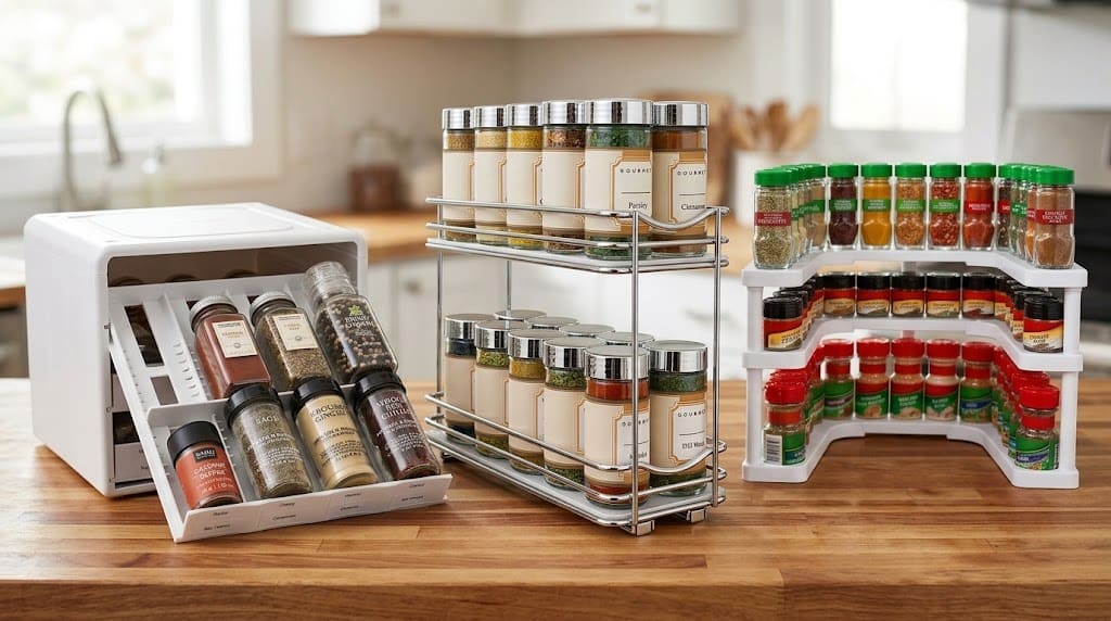 The 8 Cabinet Spice Organizers I’d Actually Buy in 2026