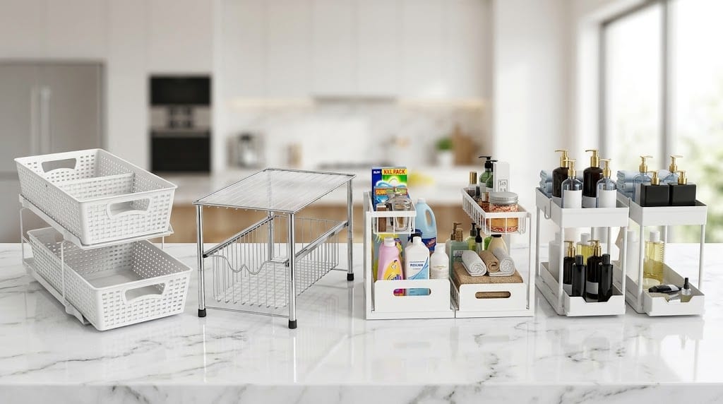 8 Best Under Sink Organizers For Kitchen 2026