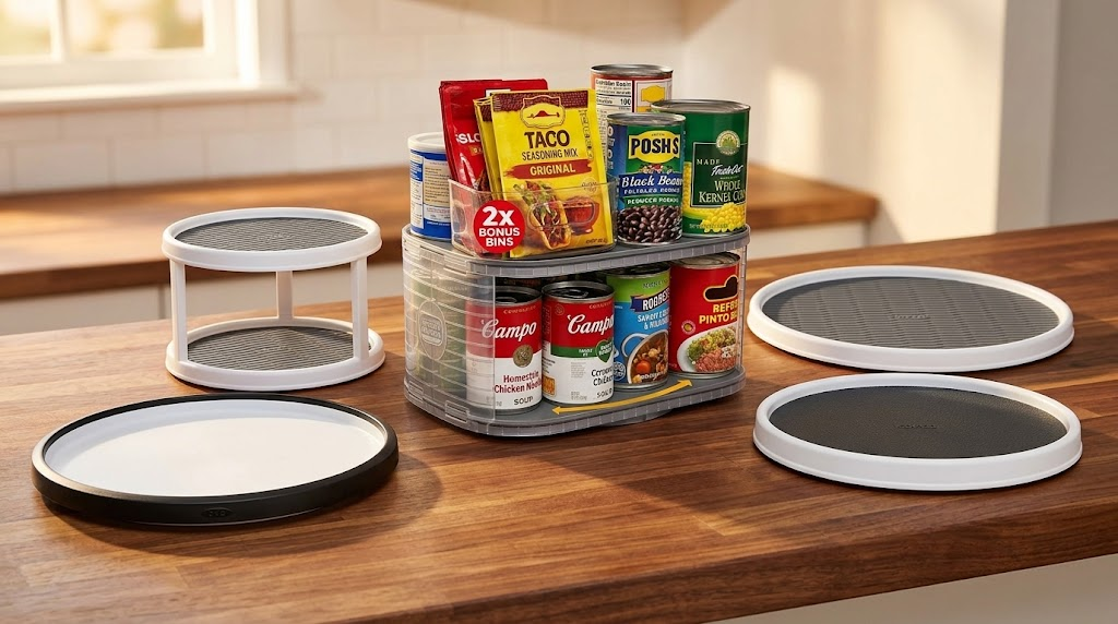 6 Best Lazy Susans for Kitchen Cabinet in 2026