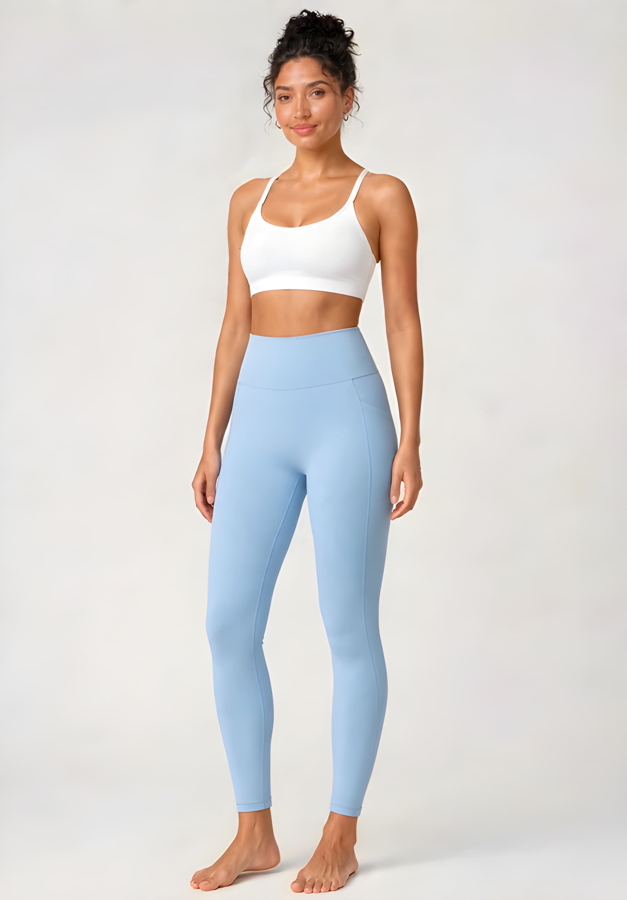 Activewear Yoga Pants With Side Pockets