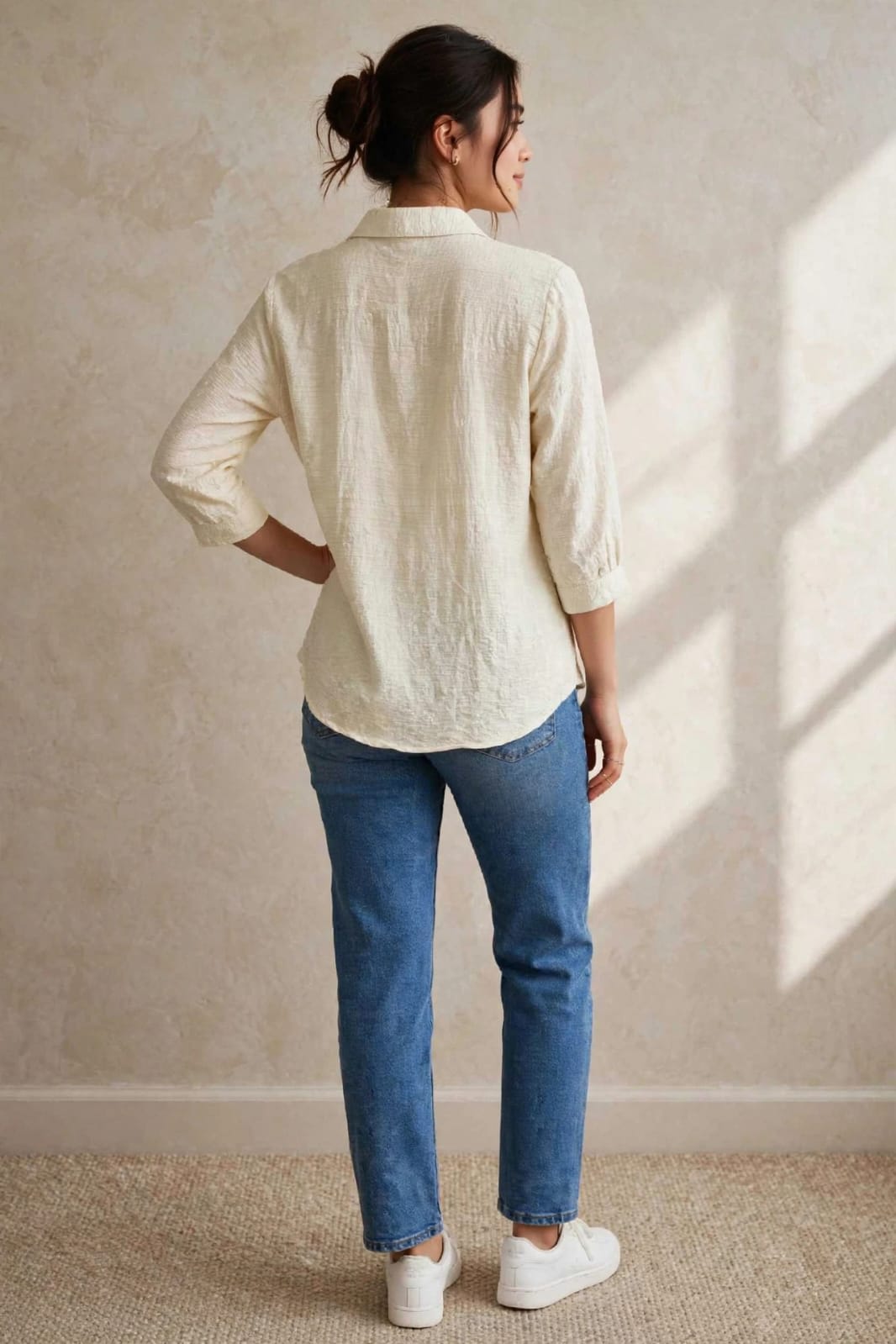 Women’s Cream Embroidered Wear thumbnail 4