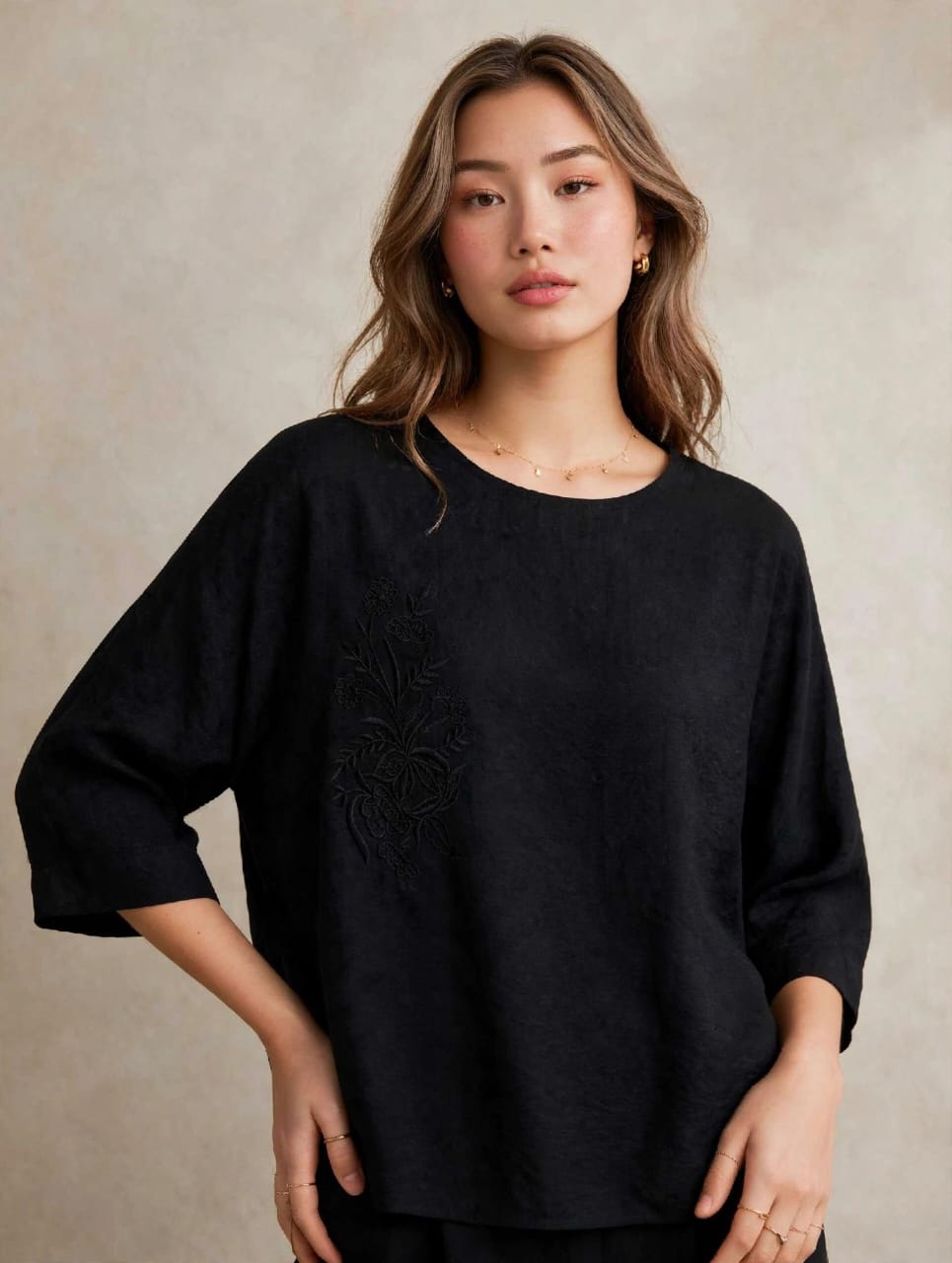 Embroidered Black Western Wear thumbnail 3