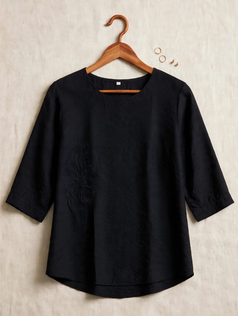 Embroidered Black Western Wear thumbnail 2
