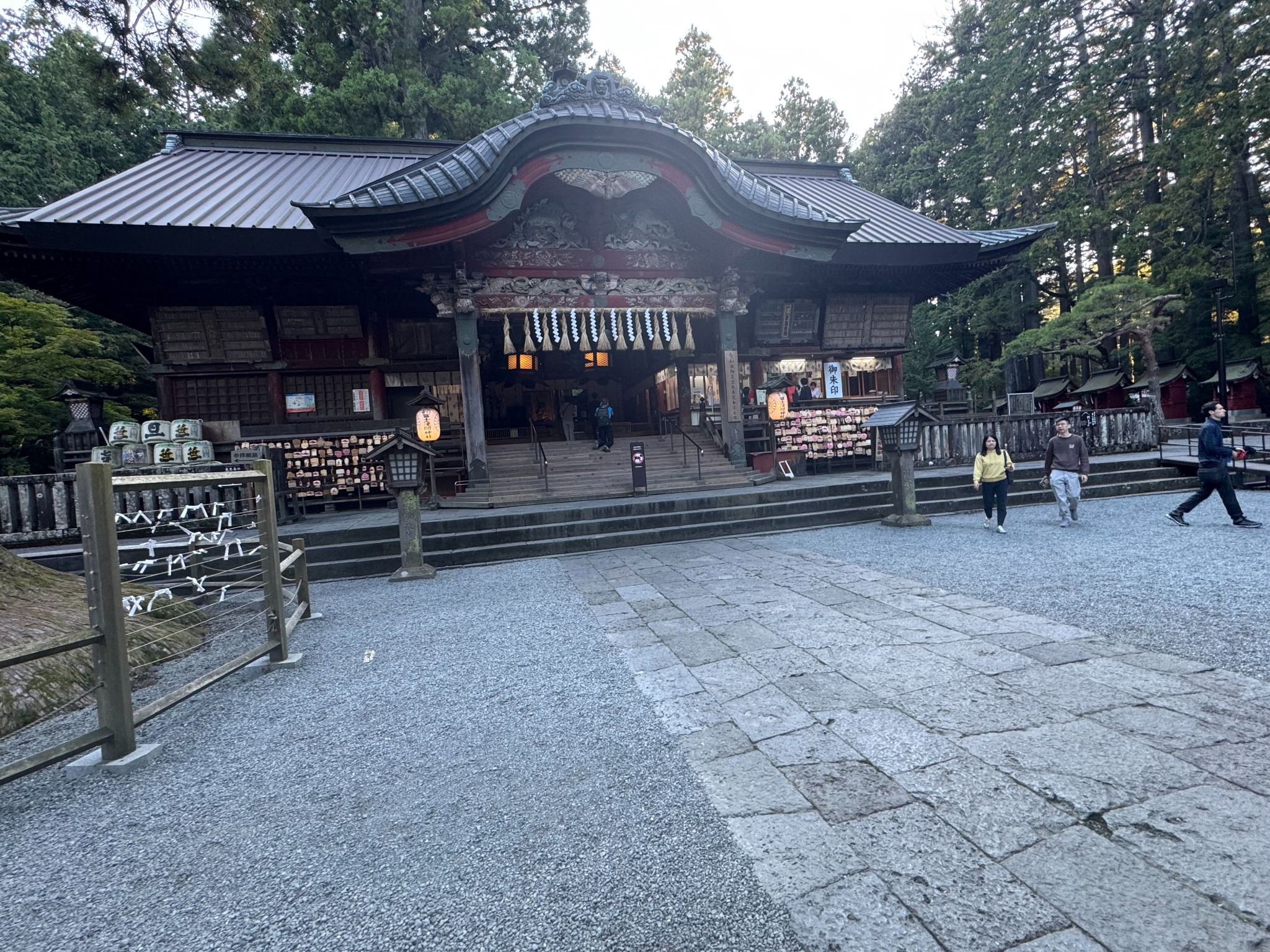 Main hall of a shrine complex.