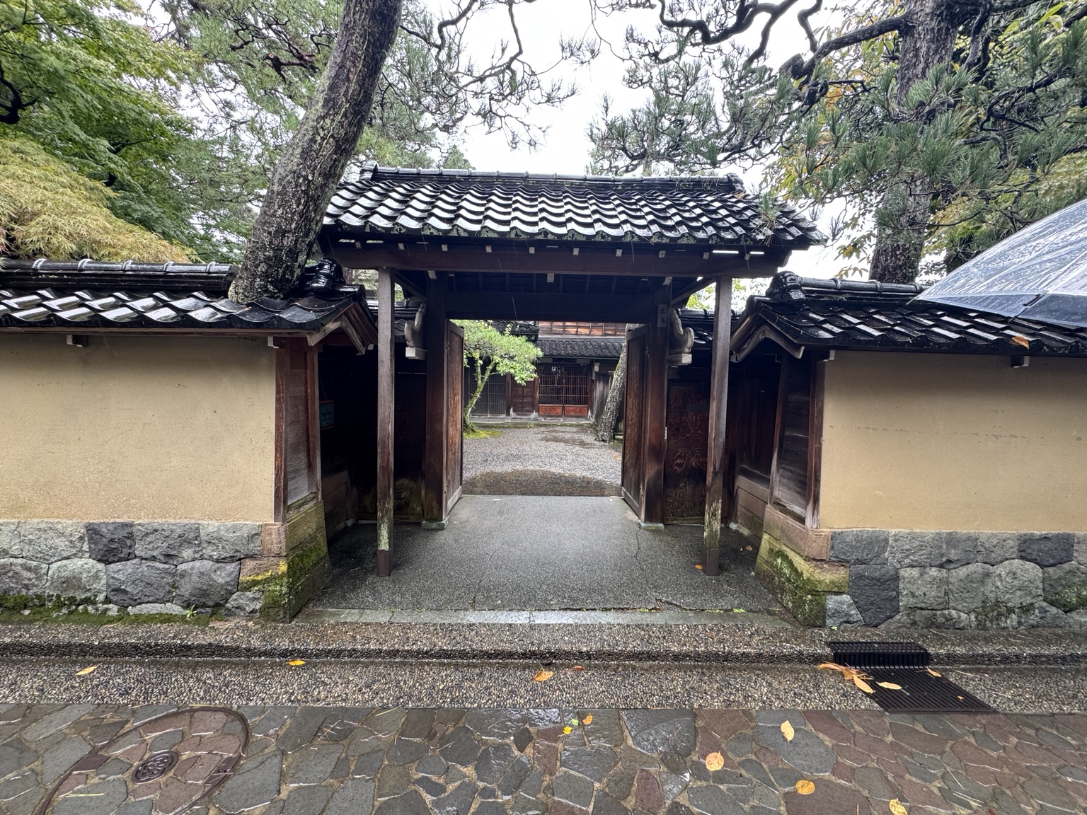 An old gate along our walk.