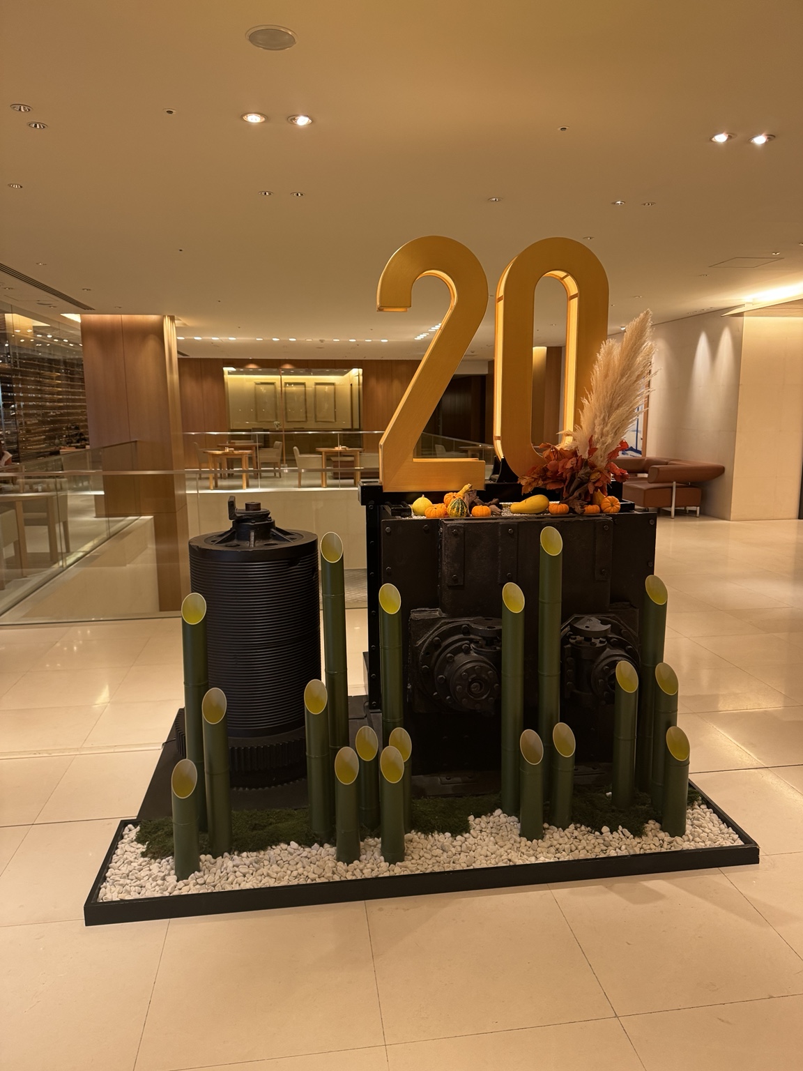 A final look at the hotel decorations in Kyoto.