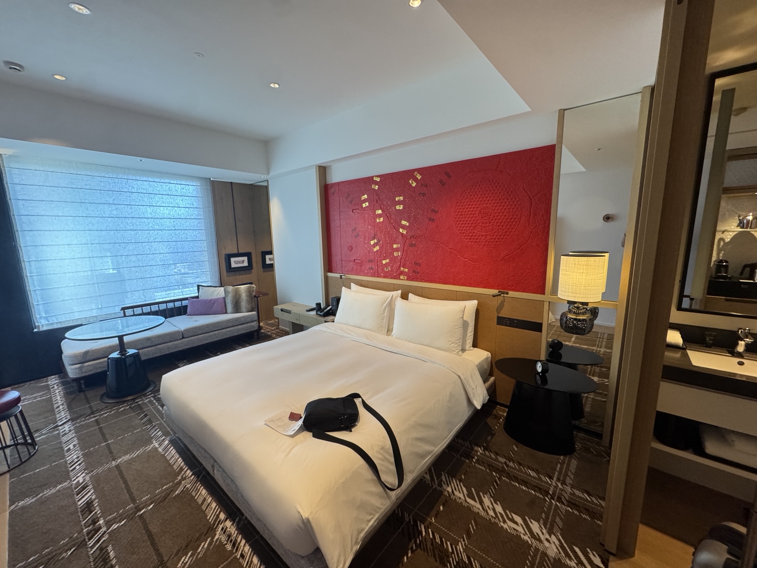 Our room at the Hyatt Centric in Kanazawa.