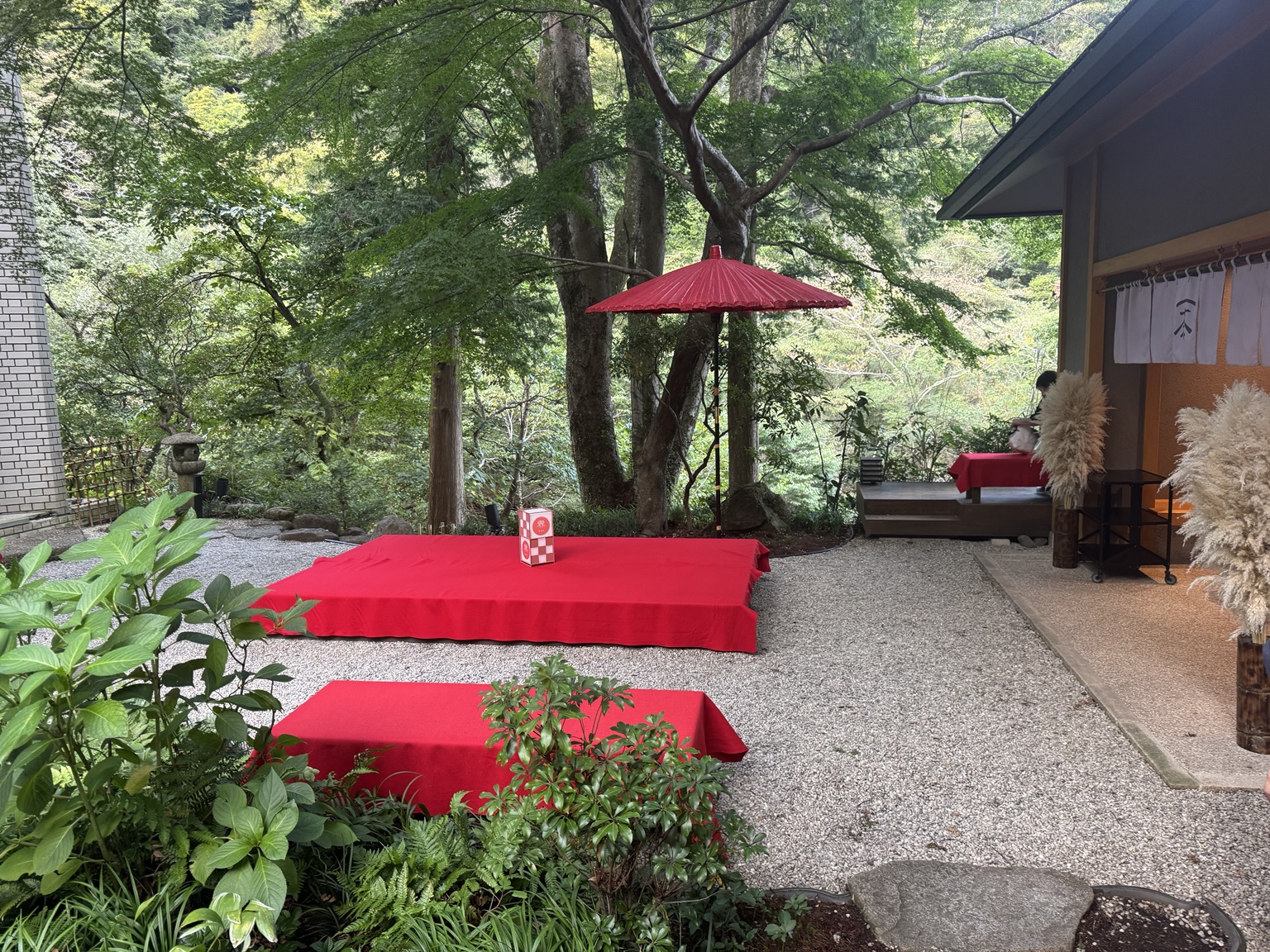Garden and tea at KAI Hakone