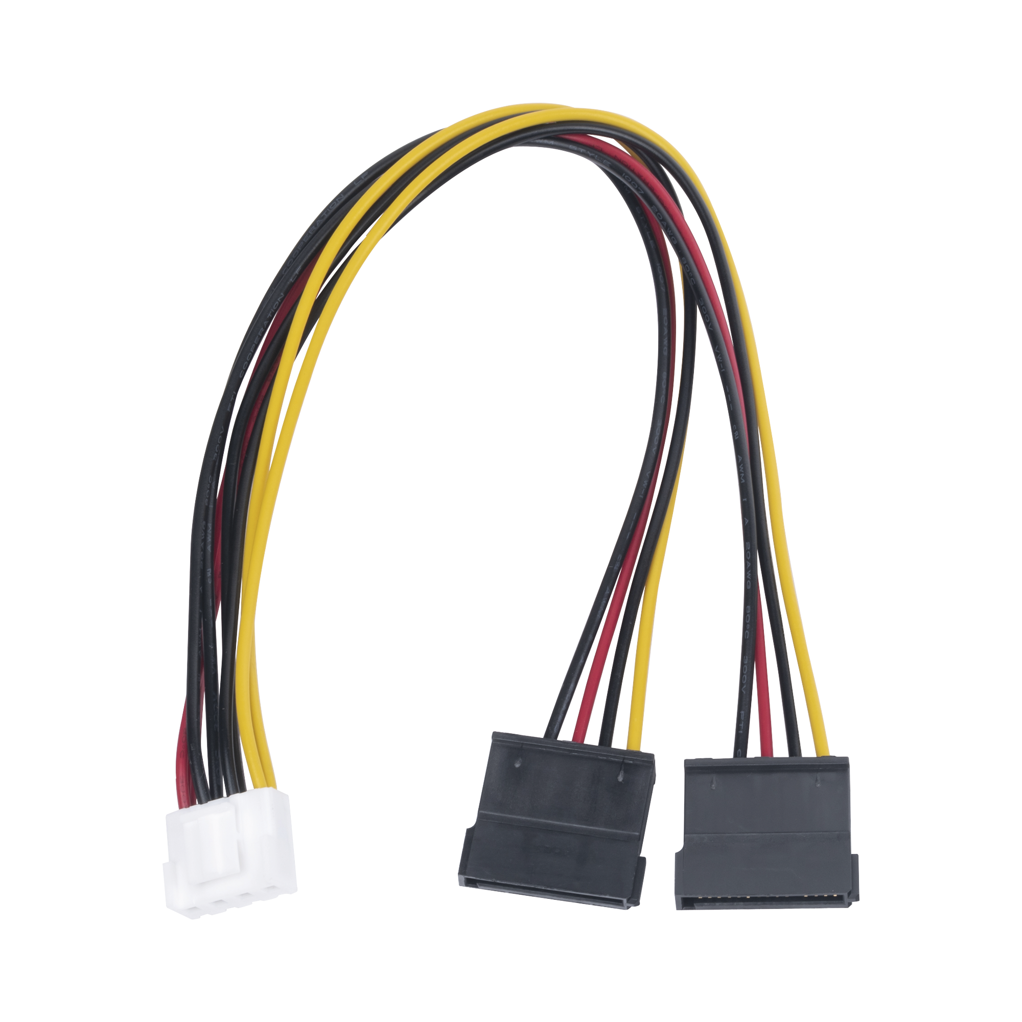 Cable Doble de Corriente SATA HIKVISION 101-502-385