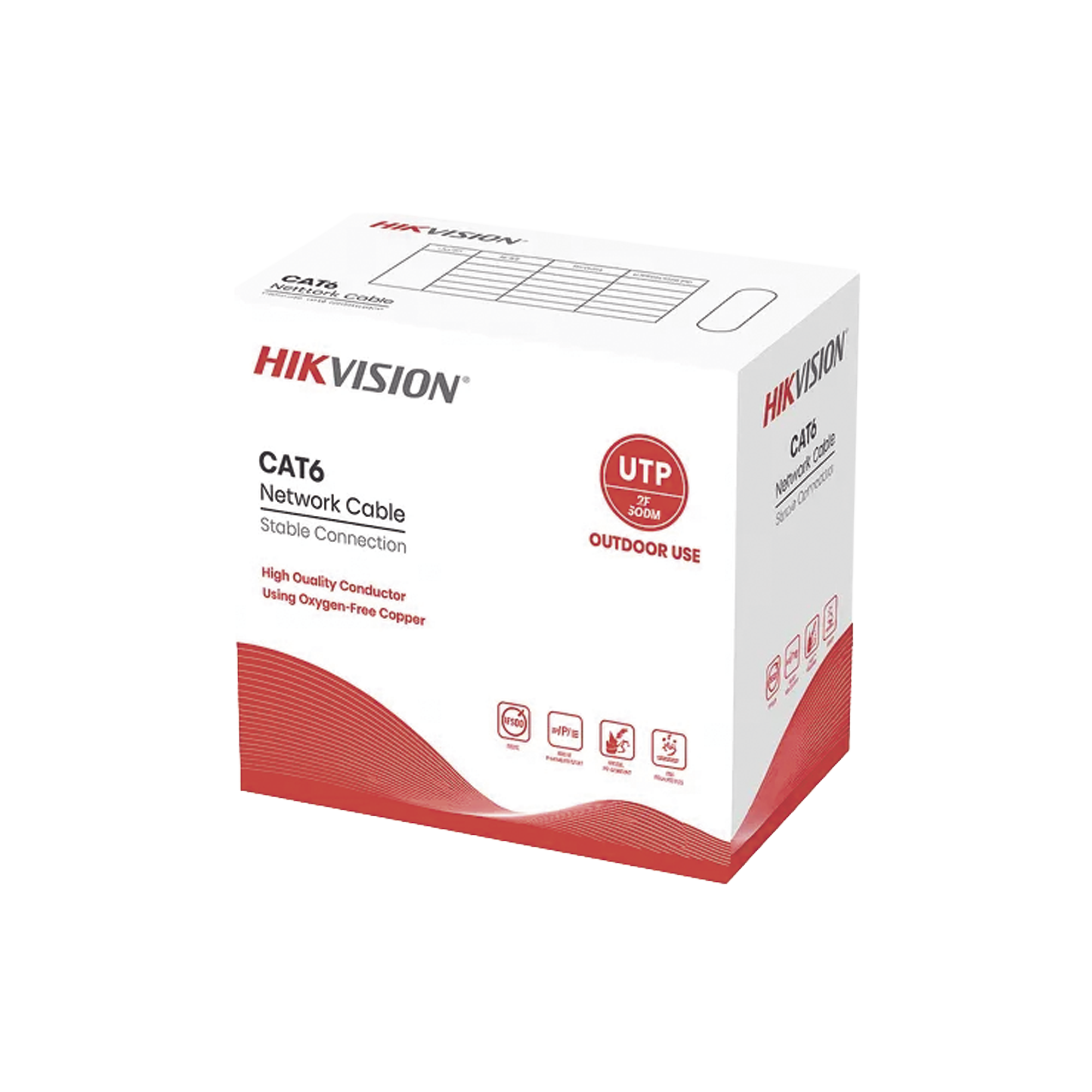 Bobina de Cable UTP 305 Metros (1000 Pies) HIKVISION DS-1LN6OUTPE