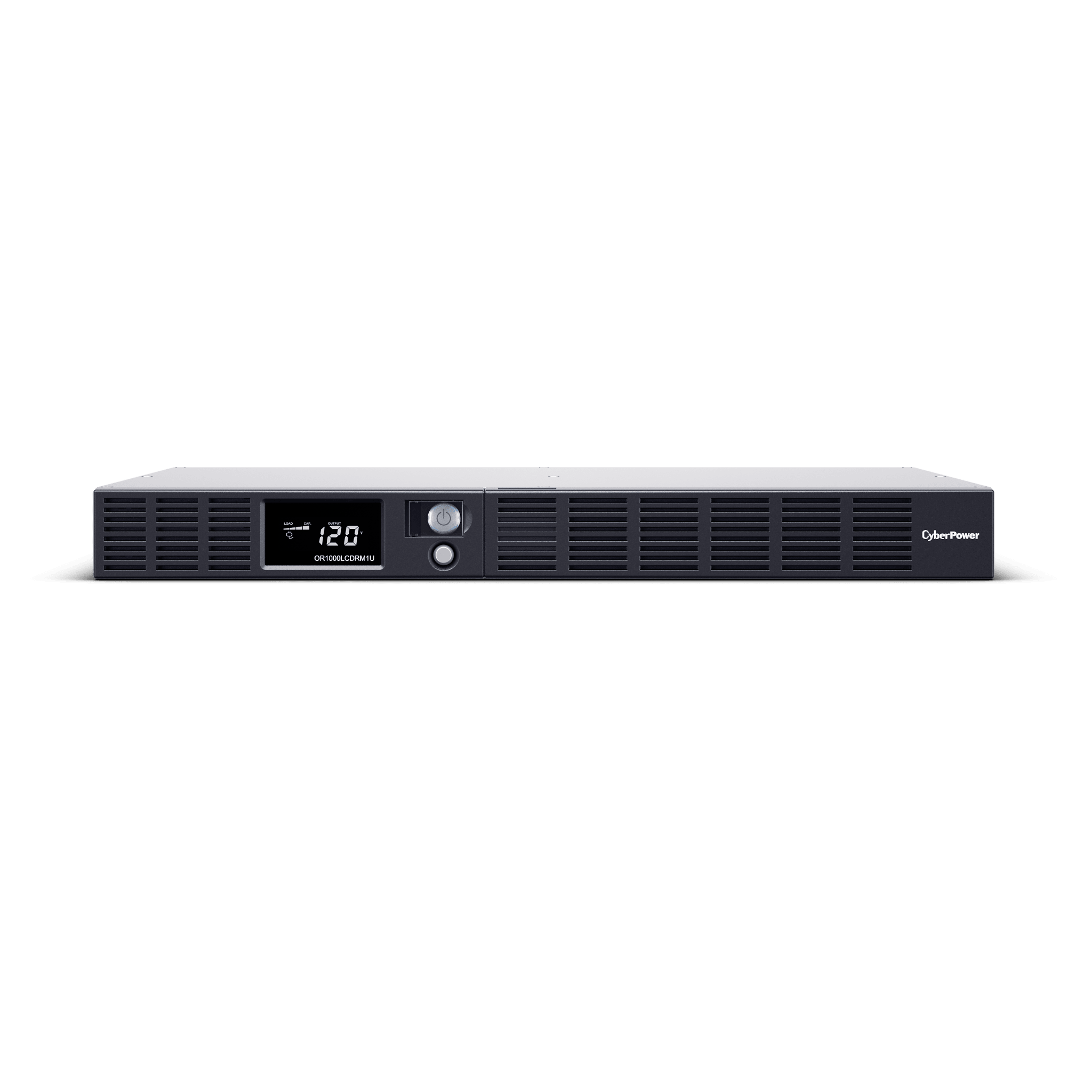 UPS de 1000 VA/600 W, Topología Línea Interactiva, Entrada 120 Vca NEMA 5-15P, Tipo Rack 1 UR, Con 6 Tomas NEMA 5-15R CYBERPOWER OR1000LCDRM1UA