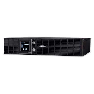 UPS de 1500 VA/900 W, Topología Línea Interactiva, Entrada 120 Vca NEMA 5-15P, Torre o Rack 2 UR, Con 8 Tomas NEMA 5-15R CYBERPOWER OR1500LCDRT2U