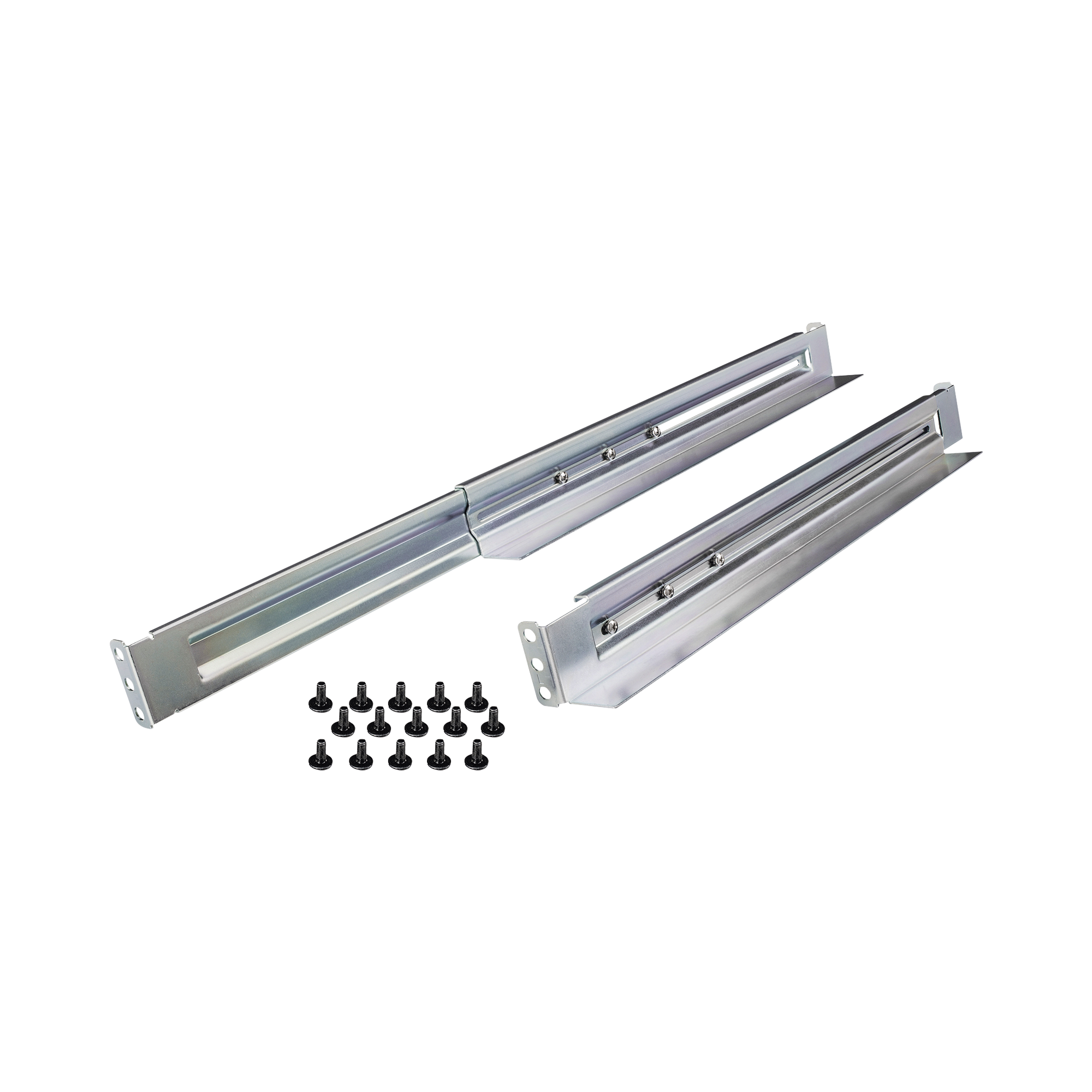 Kit de Rieles Para Racks de 4 Postes, Para UPS de 1 a 3 UR, Profundidad Ajustable, Soporte de Peso de 104.78 Kg CYBERPOWER 4POSTRAIL