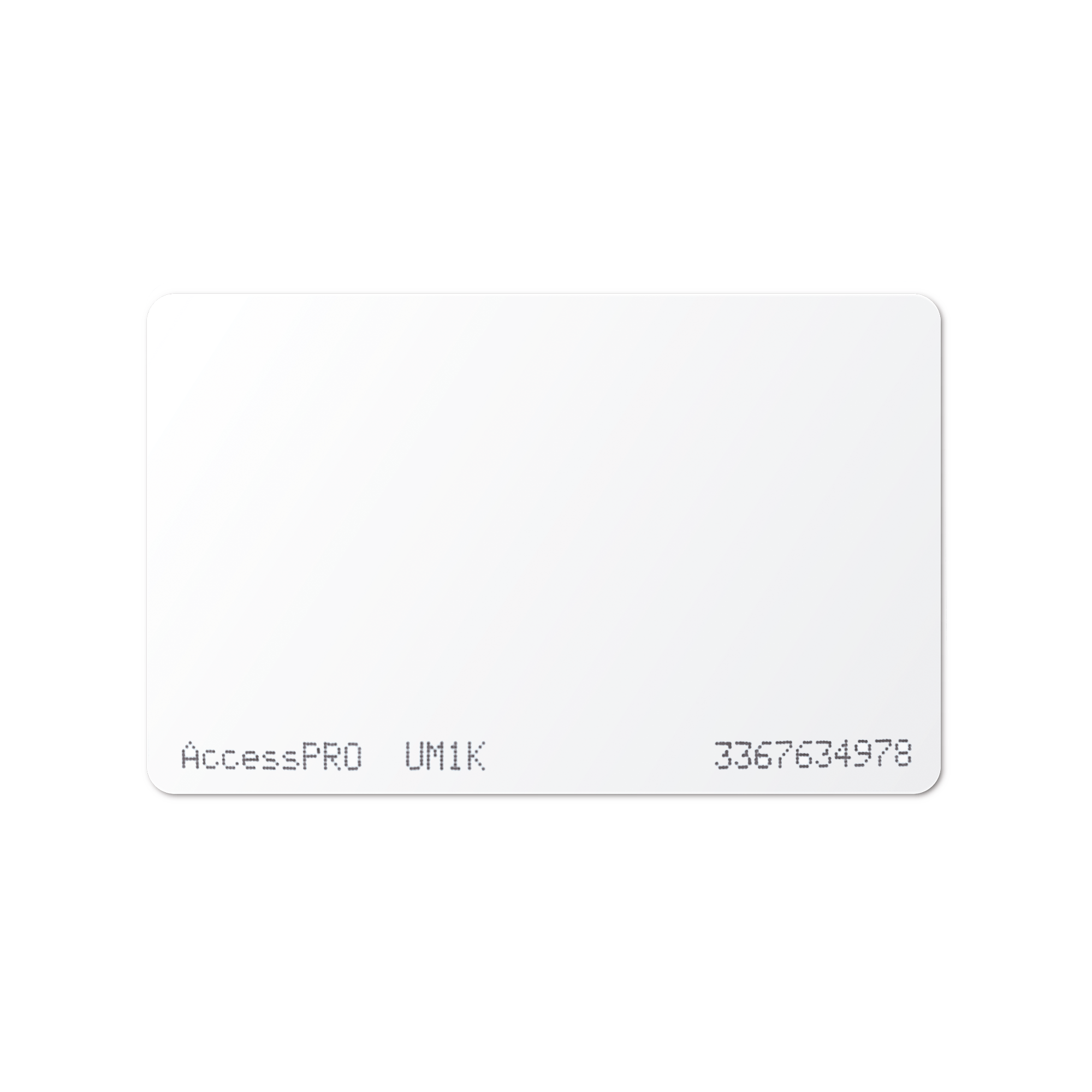 Tarjeta Dual UHF 900MHz + MIFARE 13.56MHz - Acceso Vehicular y Peatonal Premium ACCESSPRO ACCESS-DUAL-UM