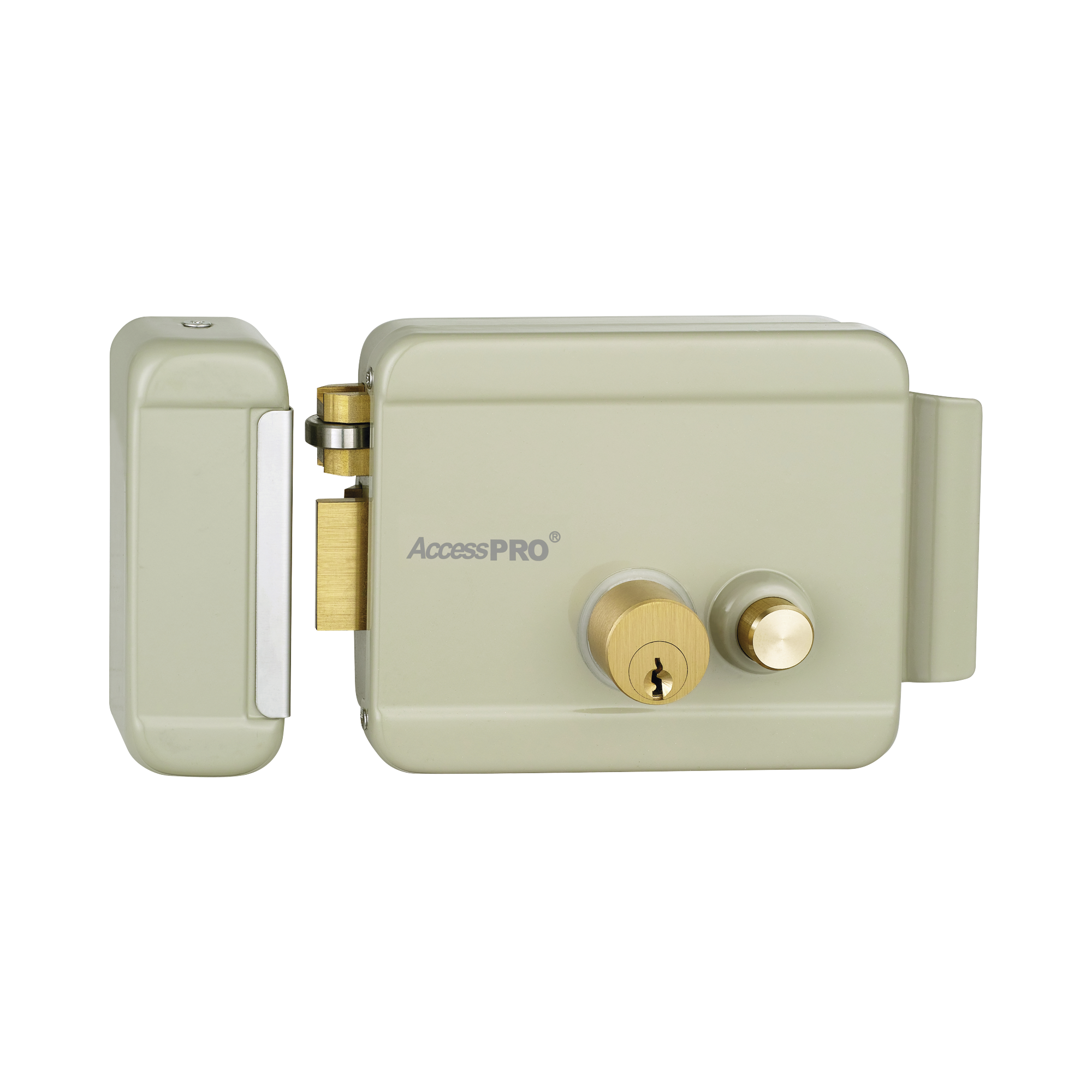 Cerradura Eléctrica con Botón de Salida ACCESSPRO ACCESSRIMBL