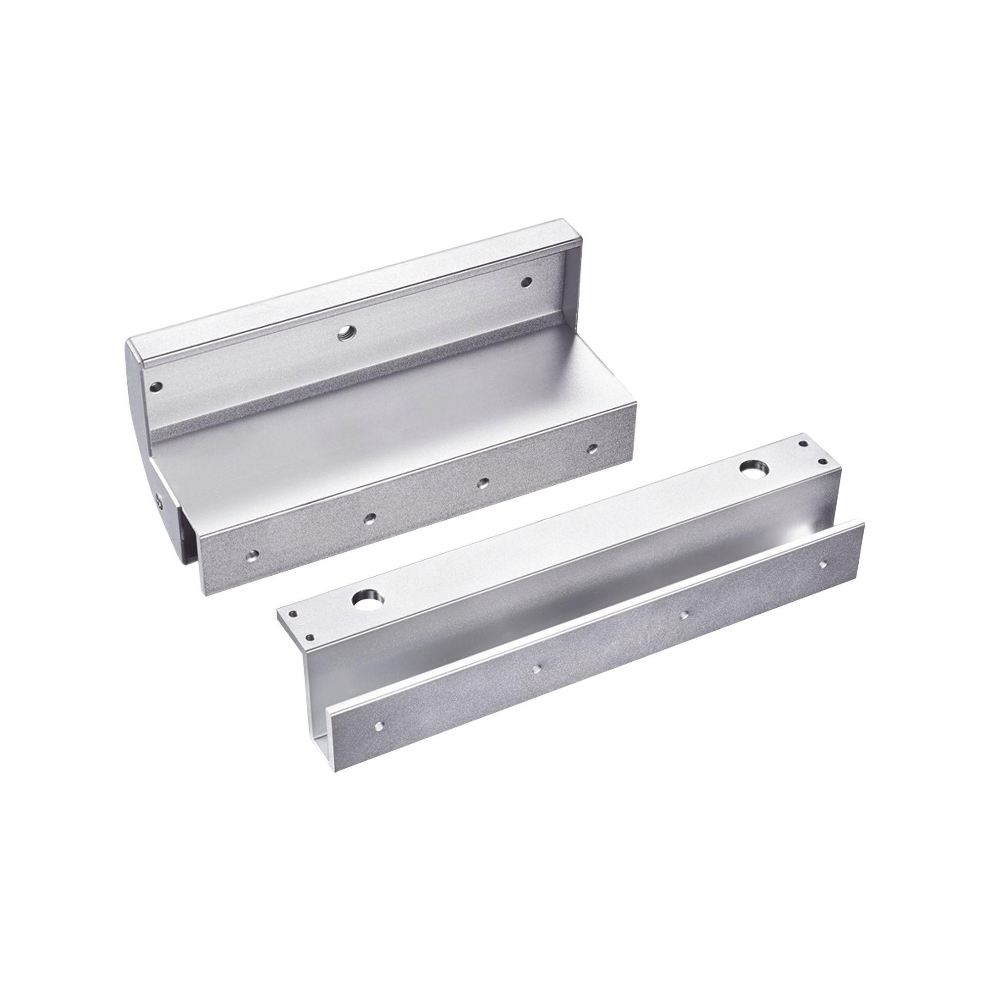 Montajes en U para puertas de Solo Cristal ( puerta y marco) para uso con Chapa Magnética MAG600NLED y MAG600NTLED ACCESSPRO BU600NDLED